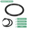 Unique Bargains Plastic Durable Multipurpose DTY Design Macrame And Knotting Supplies O Rings 30 Pcs - 2 of 4