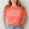 Simply Sage Market Women's Varsity Sunbum Short Sleeve Garment Dyed Tee - 2 of 2
