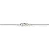 Black Bow Jewelry 1.25mm Sterling Silver, Round Solid Snake Chain Necklace - 4 of 4