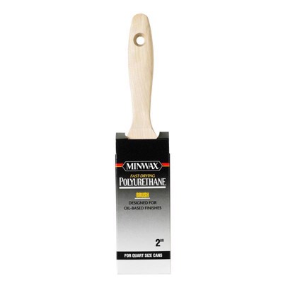 Minwax Polyurethane 2 in Flat Varnish Brush