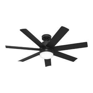 Hunter Fan 52" Brazos Energy Star Damp Rated Ceiling Fan with LED Light Kit and Handheld Remote - 1 of 4