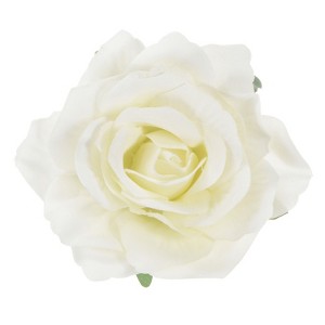 Unique Bargains Fabric Floral Wedding Party Rose Hair Clip Brooch 1 Pc - 1 of 4