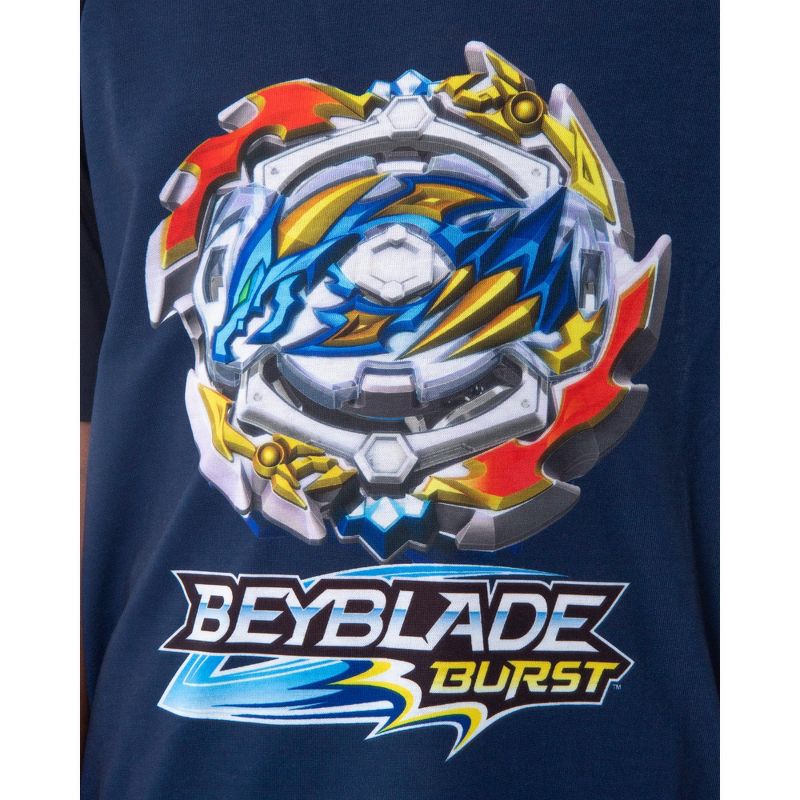 Beyblade Burst Boys' Wizard and Spinner Tops 2 Piece Pant/Raglan Pajama Set Beyblade - Ace Dragon, 2 of 5