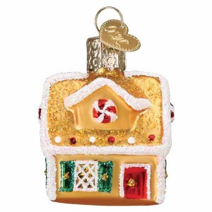 Old World Christmas 2.0 Inch Mini Gingerbread House Gumdrops Collection Candy Tree Ornaments - 1 of 3