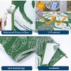 Waterproof Outdoor Rug – Reversible Plastic Straw Rug, Foldable, UV-Resistant with Bag & Stakes for Patio, RV, Camping, Picnic, Deck - 4 of 4