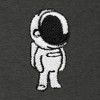Dalix Astronaut Embroidery Relaxed Hoodie Soft Fleece Sweatshirt Drawcord Fit Lounge Mens - 2 of 4