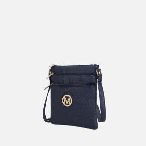 MKF Collection Lennit Embossed M Signature Crossbody Shoulder Bag by Mia K - 1 of 4