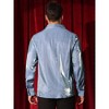 Lars Amadeus Men's Long Sleeves Button Down Prom Wedding Shiny Party Shirts - 3 of 4