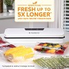FoodSaver Everyday Vacuum Sealer with Precut Bags: Best Food Vacuum Packer, White, 3-Year Warranty, Spot Clean - 2 of 4
