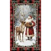 Coolmee Machine Washable Area Rugs Christmas Soft Santa Claus Deer Non Slip Carpet for Living Room Bedroom Dining Room - 2 of 3
