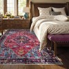 Lahome Boho Traditional 5'x7' Area Rugs Ultra-Thin Soft Washable Rugs for Living Room Non-Shed Print Indoor Carpet for Bedroom Playroom Nursery - 4 of 4