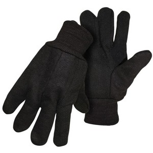 Boss Men's Indoor/Outdoor Dotted Jersey Work Gloves Brown L 1 pair (Case of 3) - 1 of 1