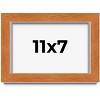 PosterPalooza | Photo Size Flat Brown Picture Frame - UV Acrylic, Foam Board Backing, Hanging Hardware - 2 of 4