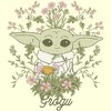 Men's Star Wars: The Mandalorian Floral Grogu T-Shirt - 2 of 4