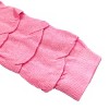 Wrapables Animals and Fun Colorful Baby & Toddler Leg Warmers, Striped Ruching Pink - 2 of 3