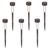 Nature Spring Solar Powered LED Lights - Bronze, Set of 6 - 3 of 4