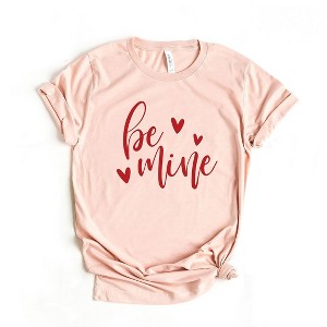Simply Sage Market Women's Be Mine Cursive Short Sleeve Graphic Tee - 1 of 4
