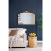 Kumasinova Arch/Round Mirror,Wall Mirror with Gleaming Primrose Frame,Decorative Mirror for Wall Decor,Bathroom,Bedroom,Living Room,Gold/Black - 4 of 4