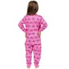Sesame Street Pajamas Abby Toddler Girls' Front Zip Fleece Footless Sleeper - 2 of 4
