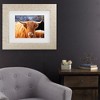 Trademark Fine Art - Nathan Larson Highland Cow Sunshine Matted Framed Art - 2 of 4