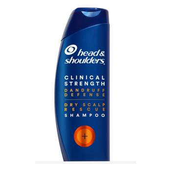 Head & Shoulders Clinical Strength Anti-Dandruff Shampoo for Dry Scalp with 1% Selenium Sulfide Fights Seborrheic Dermatitis - 13.5 fl oz