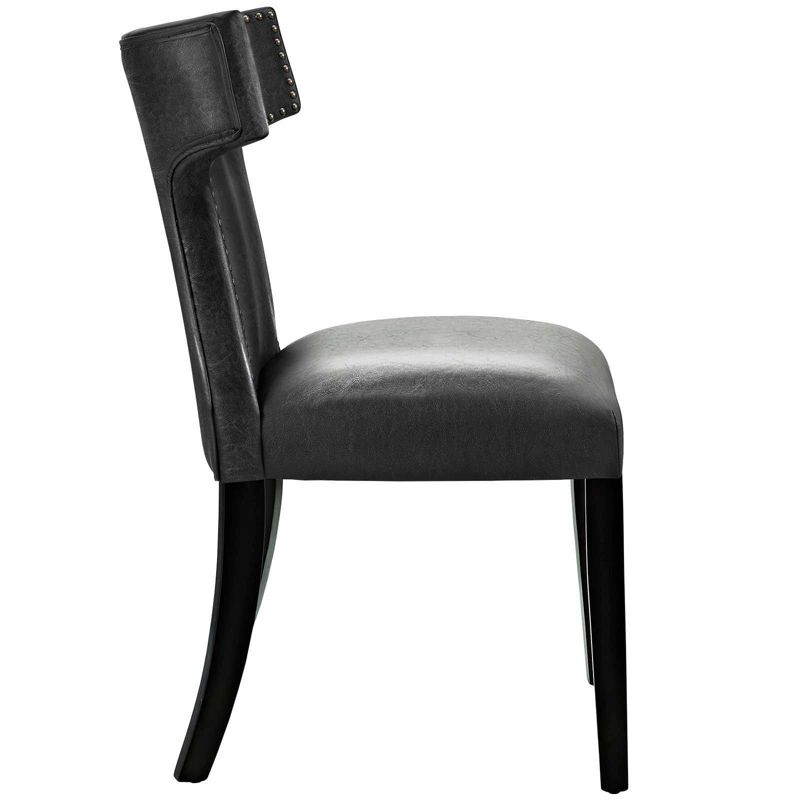 Set of 2 Curve Dining Chair Vinyl - Modway, 5 of 8