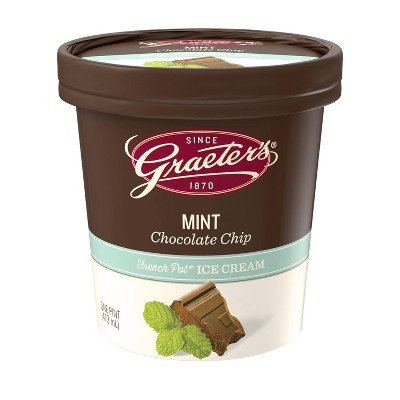 Graeter's Mint Chocolate Chip Ice Cream - 16oz