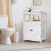 Karl Home31.5in Two-Door Bathroom Cabinet White - 3 of 4