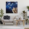 Stupell Industries Cat & Mouse Blowing Bubbles Canvas Art, 36" x 36" - 3 of 4