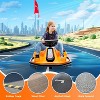 24V Kids Electric Drift Kart, 2-Speed Ride On Car w/360° Spins, Music, Lights, Flags, 5MPH, for Ages 3+ - 2 of 4