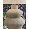 Signature Design by Ashley Jossleigh 32.5" Metal Table Lamp with Drum Shade, Beige Textured Finish, 3‑Way Switch - 3 of 4