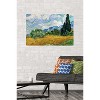 Trends International Wheat Field with Cypresses Unframed Wall Poster Prints - 2 of 4