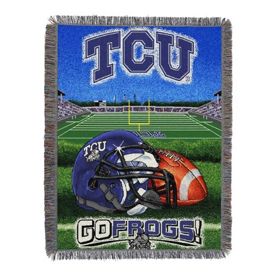 NCAA TCU Horned Frogs 48"x60" Tapestry Throw Blanket