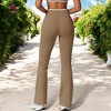 Anna-Kaci Women's High Waist Crisscross Yoga Pants Flare Leg for Active and Casual Wear - 4 of 4