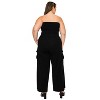 L I V D Women's Yumi Sleeveless Cargo Jumpsuit, Black - 3 of 3