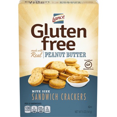 Lance Real Peanut Butter Bite Size Sandwich Crackers - 5oz