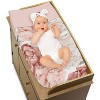 Sweet Jojo Designs Girl Changing Pad Cover Peony Floral Garden Pink and Ivory - 2 of 4
