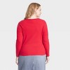 Women's Long Sleeve Rib Scoop Neck T-Shirt - Universal Thread™ - 2 of 3