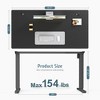 DOMETOUR Height Adjustable Electric Standing Desk, Sit Stand Up Down Computer Table, Ergonomic Memory Desktop Workstation - 4 of 4