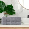 Luxury Cotton Heavyweight Solid Plush Towel Set by Blue Nile Mills - 2 of 4