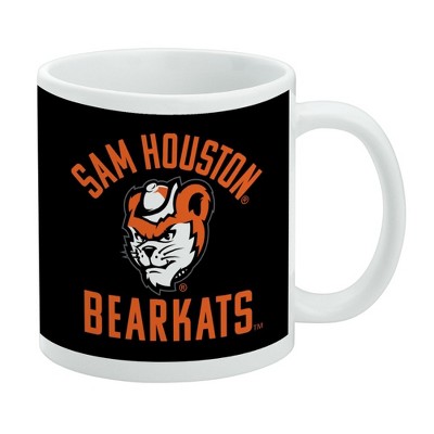 Sam Houston State University Bearkats Ceramic Coffee Mug Novelty Gift Mugs for Coffee Tea and Hot Drinks 11oz White