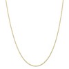Black Bow Jewelry 1.35mm 10k Yellow Gold Solid Cable Rope Chain Necklace - 3 of 4