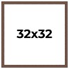 PosterPalooza | 32x32 Wide Barnwood Picture Frame, UV Acrylic, 6 Finishes - Grey, Brown, White, and Black - 2 of 4