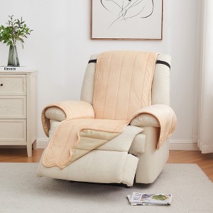 Ultra-Soft Velvet Sofa Furniture Protector - Great Bay Home - 1 of 4