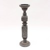 AZL1 Life Concept Candle Holders, Tall Wooden Centerpiece Stand for Dining Table and Floor Display Decor, Gray, 6"*6"*21" - 3 of 4