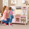 Costway Kitchen Playset for Kids with Realistic Lights & Sounds Range Hood Stove Grill - 3 of 4