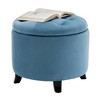 Designs4Comfort Round Storage Ottoman - Breighton Home - 3 of 4