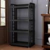 4 - Tier Kitchen Baker's Rack Standing Microwave Oven Stand Utility Storage Shelf Island Coffee Bar Living Room Home Office - 4 of 4
