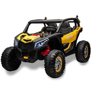 24V 2 Seater Kids Ride on UTV Car w/Remote Control, 4WD Powerful Electric Vehicle - 1 of 4