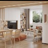 FUFU&GAGA Bright Wood Grain 7-Shelves Accent Bookcase Corner Bookshelf - 3 of 4